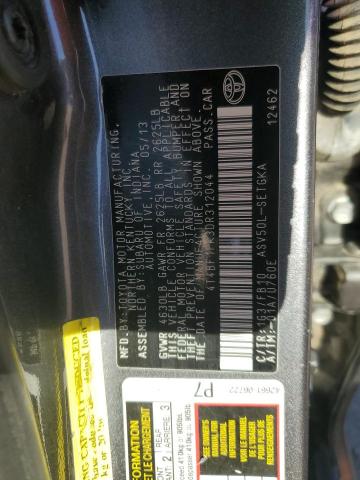 2013 TOYOTA CAMRY L/SE #3281563394