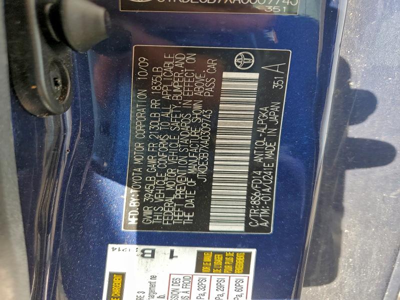 2010 TOYOTA SCION TC #3297957801