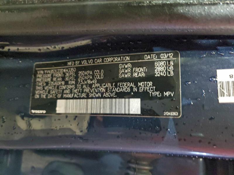 2013 VOLVO XC90 3.2 #3297989077
