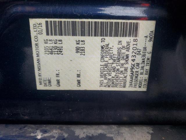 2016 NISSAN MAXIMA 3.5 #3304849547