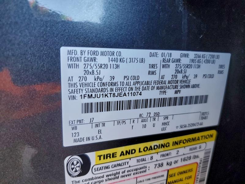 2018 FORD EXPEDITION #3297911779