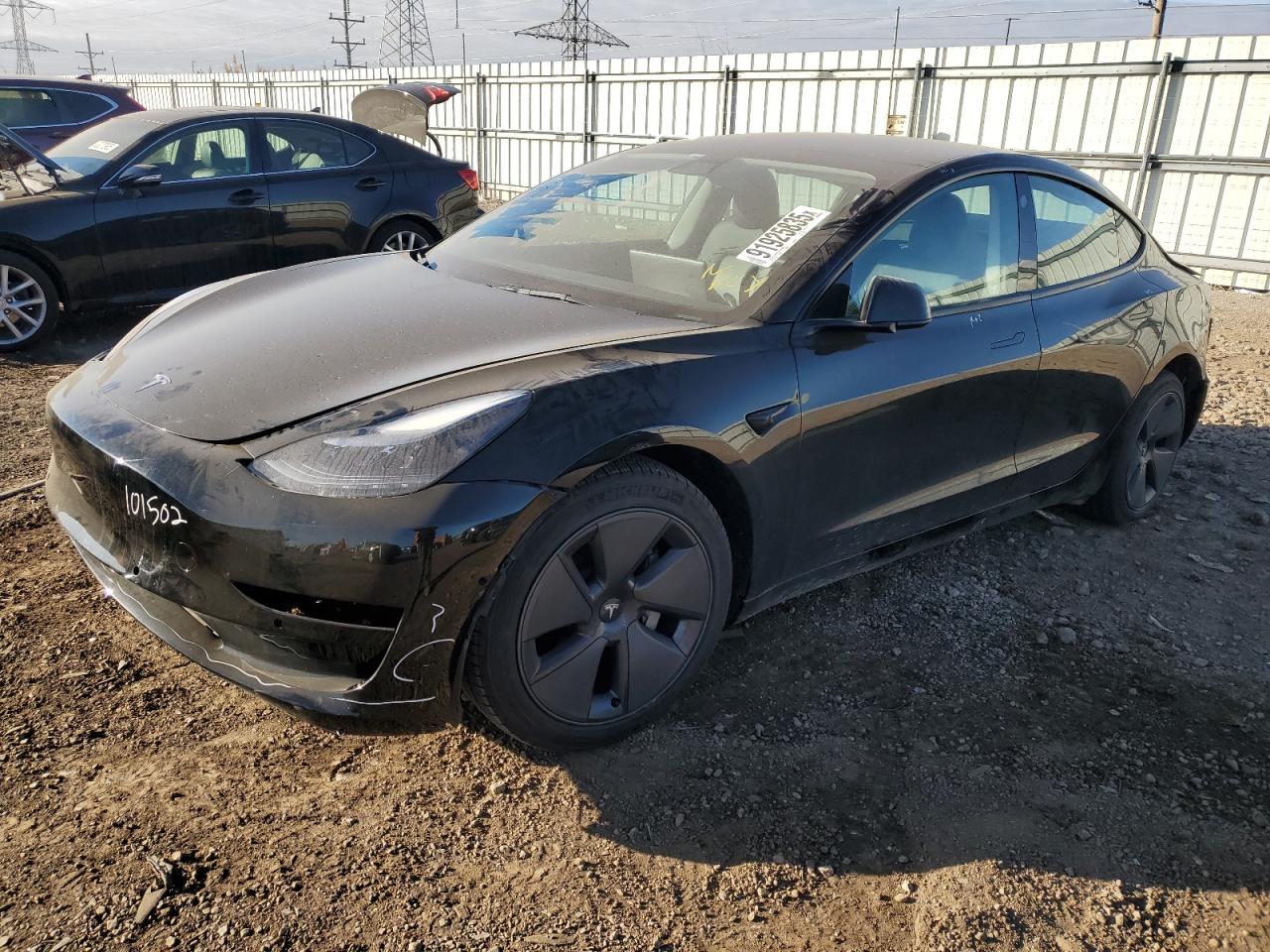 Lot #3291180958 2022 TESLA MODEL 3