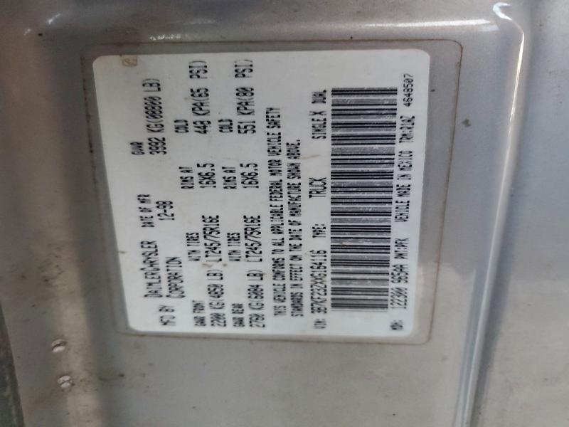 1999 DODGE RAM 2500 #3309547565