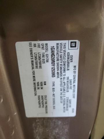 2000 CHEVROLET EXPRESS G3 #3302647164