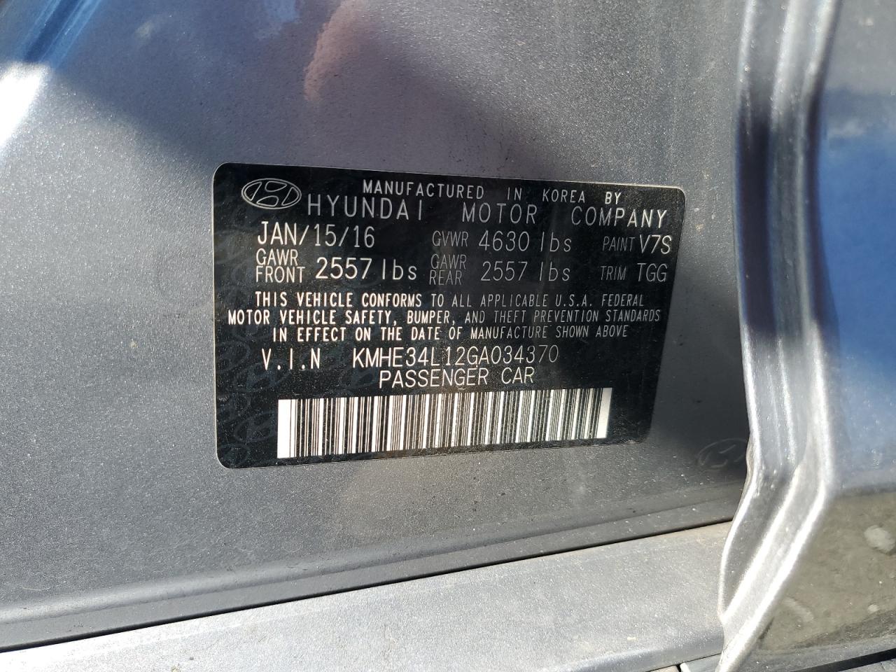 HYUNDAI SONATA HYBRID