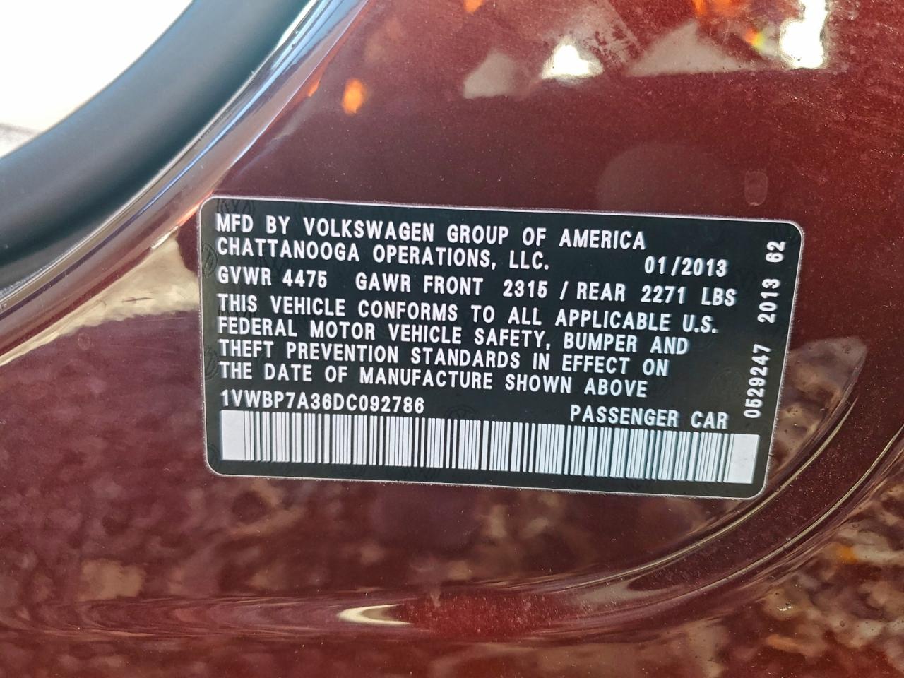 VOLKSWAGEN PASSAT SE