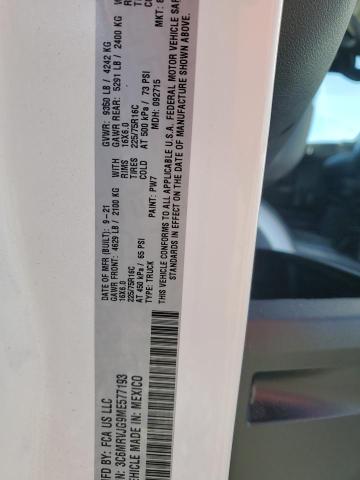 2021 RAM PROMASTER #3294349881