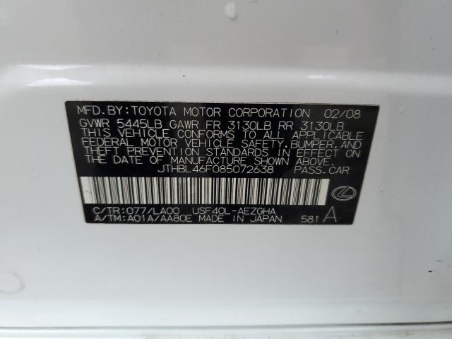 2008 LEXUS LS 460 #3293270424