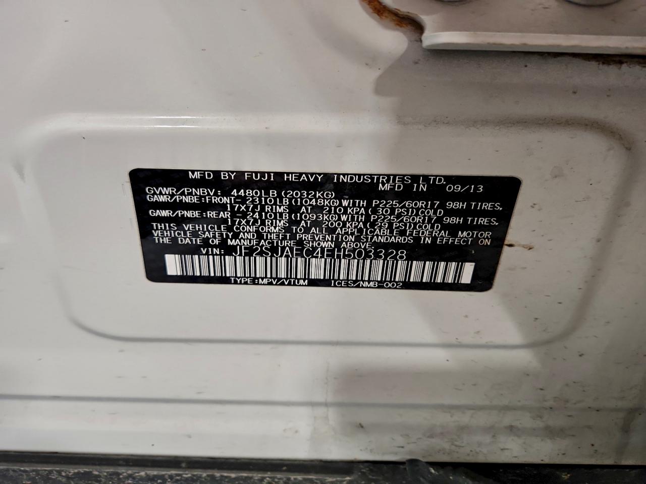 SUBARU FORESTER 2.5I PREMIUM