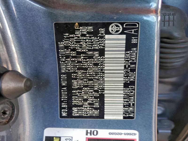 2015 TOYOTA COROLLA S #3297956771