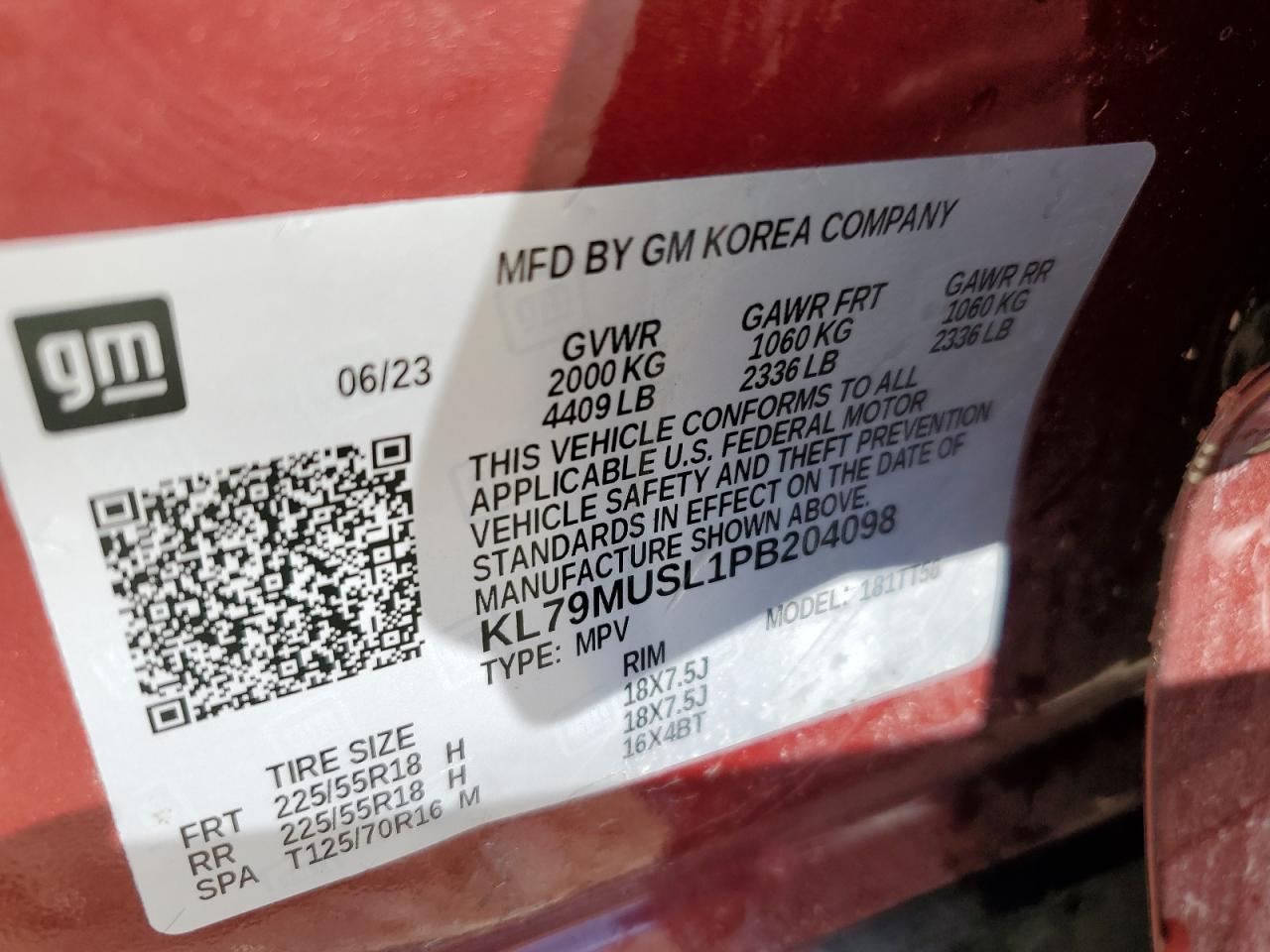 CHEVROLET TRAILBLAZER RS