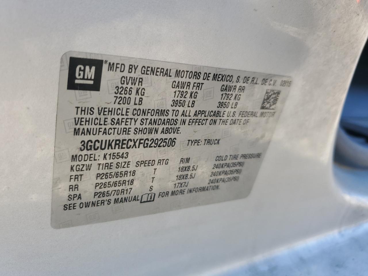 CHEVROLET SILVERADO K1500 LT