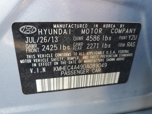 2013 HYUNDAI SONATA HYB #3293521411