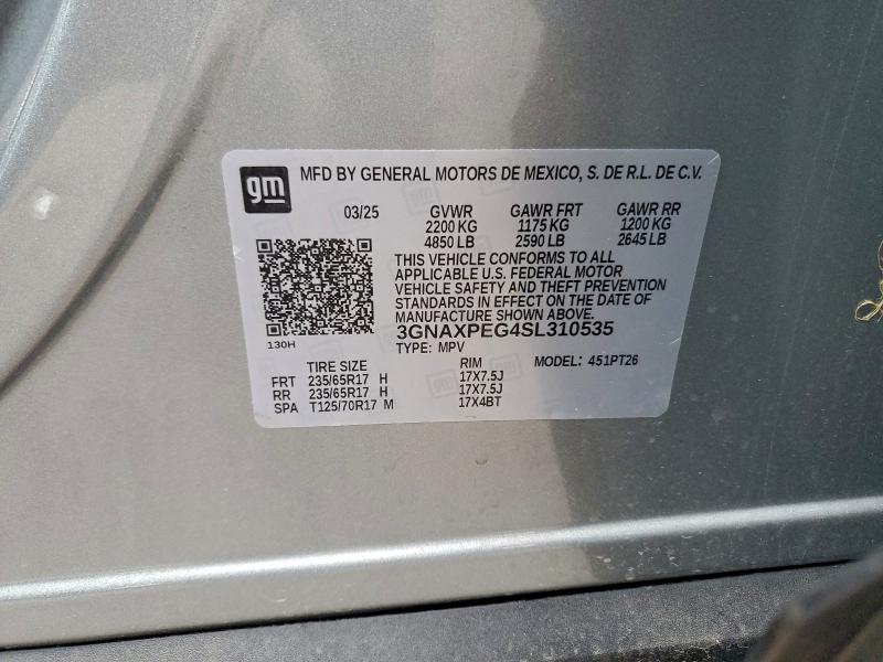 2025 CHEVROLET EQUINOX LT #3296938818