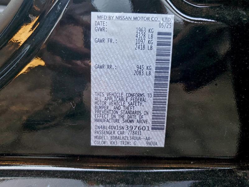 2025 NISSAN ALTIMA SV #3304530484