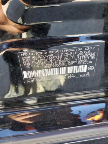 2012 LEXUS IS 250 - JTHCF5C20C5057102