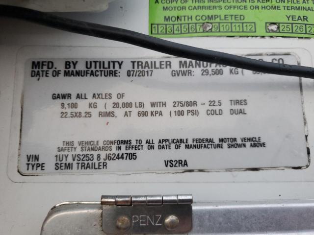 2018 UTILITY TRAILER #3316946073