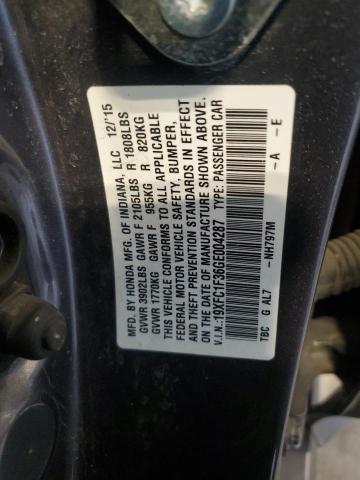 2016 HONDA CIVIC EX #3285817938