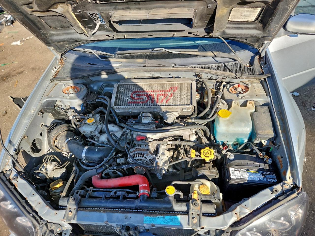 Lot #3297186928 2004 SUBARU IMPREZA WR