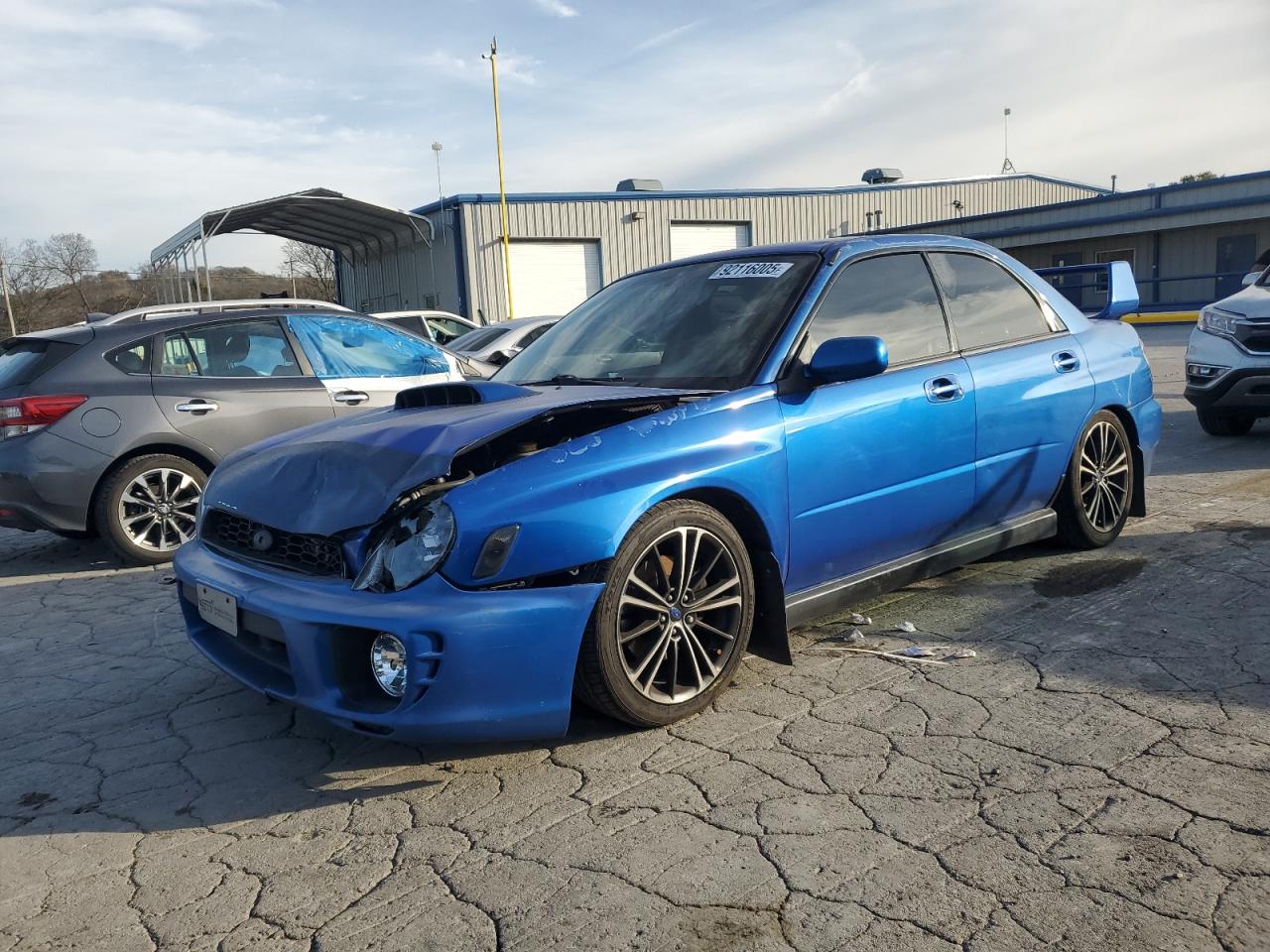 Lot #3297082535 2003 SUBARU IMPREZA WR