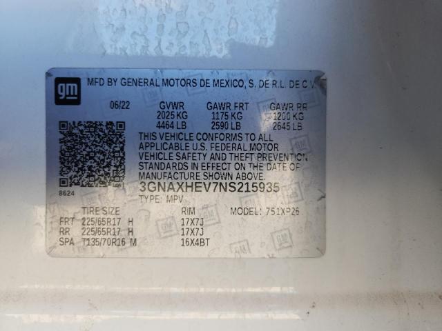 2022 CHEVROLET EQUINOX LS #3301827361