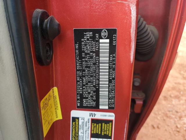 2011 TOYOTA CAMRY BASE #3292313283