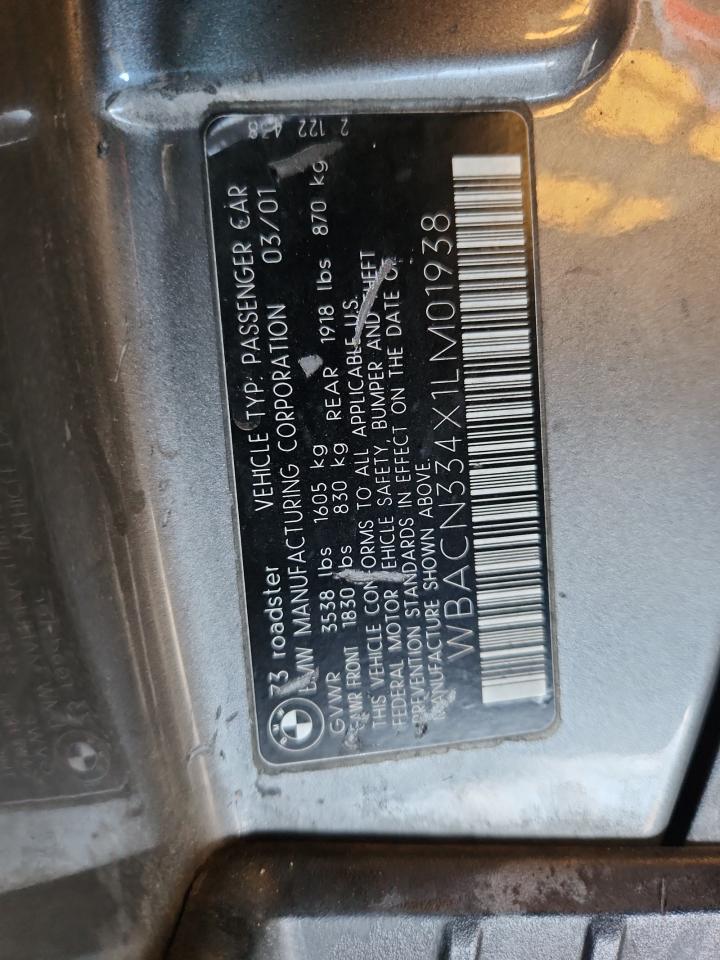 Lot #3282769300 2001 BMW Z3 2.5