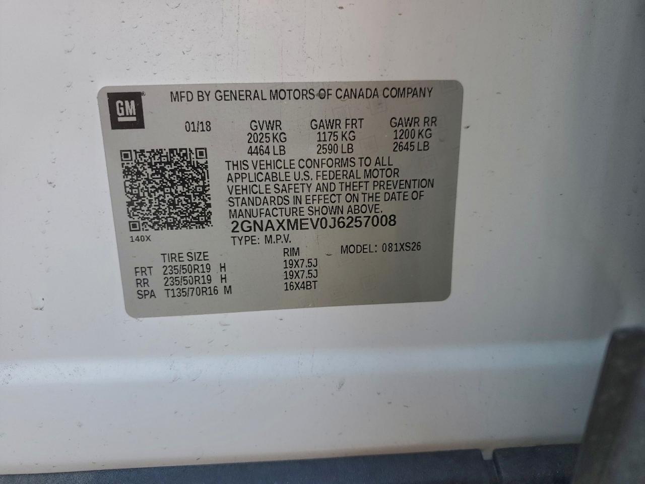 CHEVROLET EQUINOX PREMIER