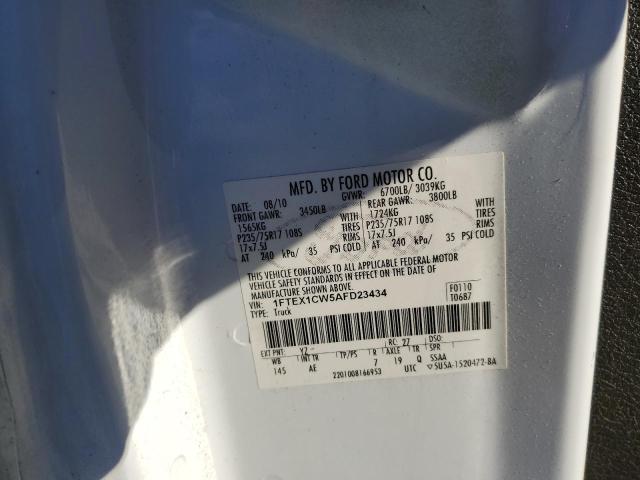 2010 FORD F150 SUPER - 1FTEX1CW5AFD23434