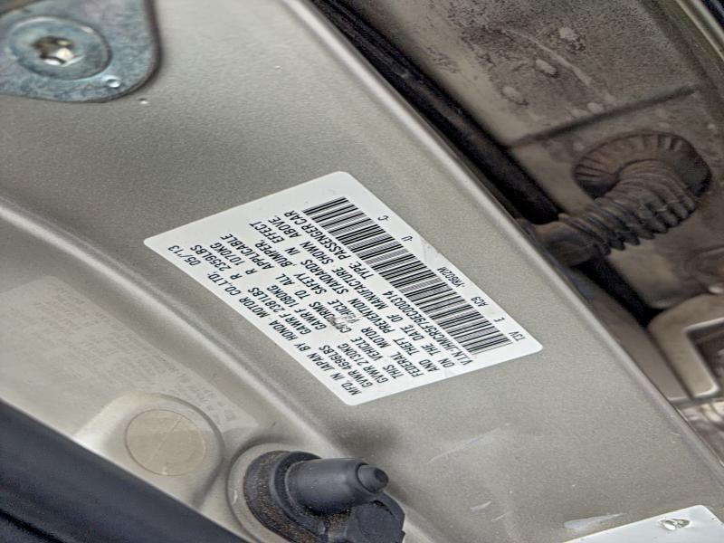 2014 HONDA ACCORD PLU #3296962833