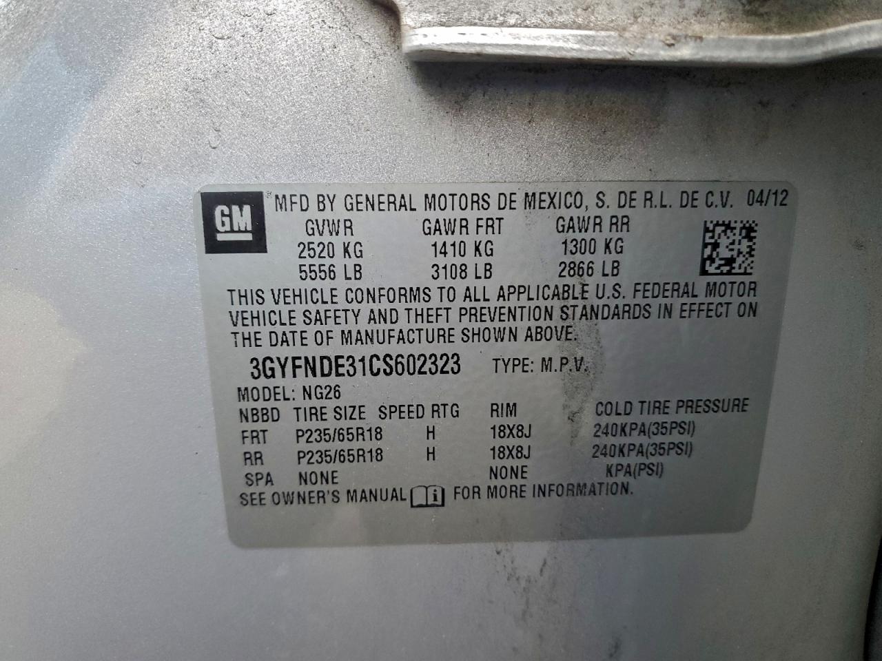 CADILLAC SRX LUXURY COLLECTION