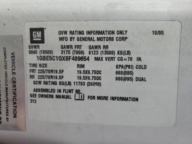 2006 CHEVROLET C5500 C5C0 #3316700543