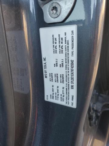 2019 TESLA MODEL 3 #3297894816