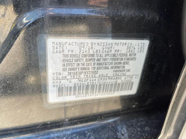 2019 NISSAN SENTRA S #3286494152