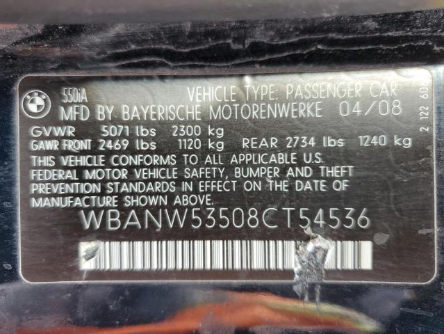 2008 BMW 550 I #3298261024