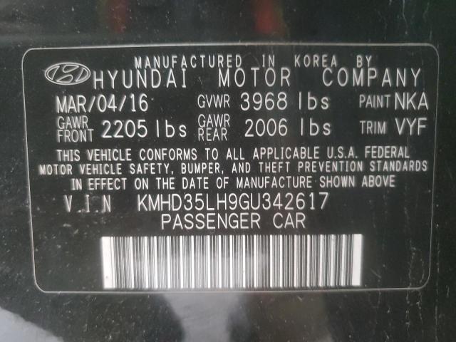 2016 HYUNDAI ELANTRA GT - KMHD35LH9GU342617