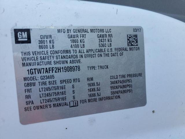 2017 GMC SAVANA G25 #3279578243