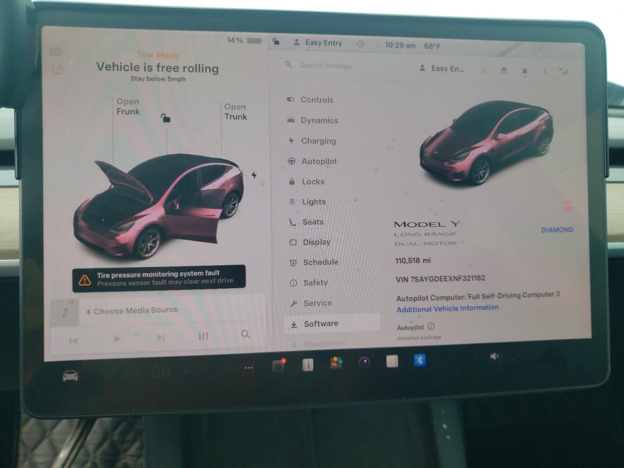 Lot #3302890958 2022 TESLA MODEL Y