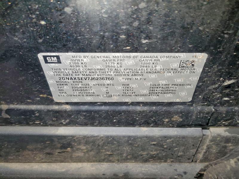 2018 CHEVROLET EQUINOX LT #3298146299