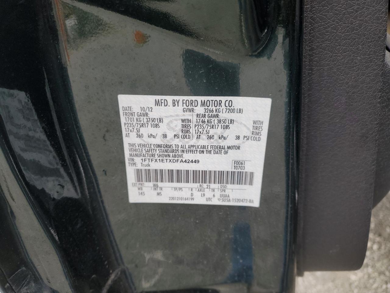 FORD F-150 SUPER CAB