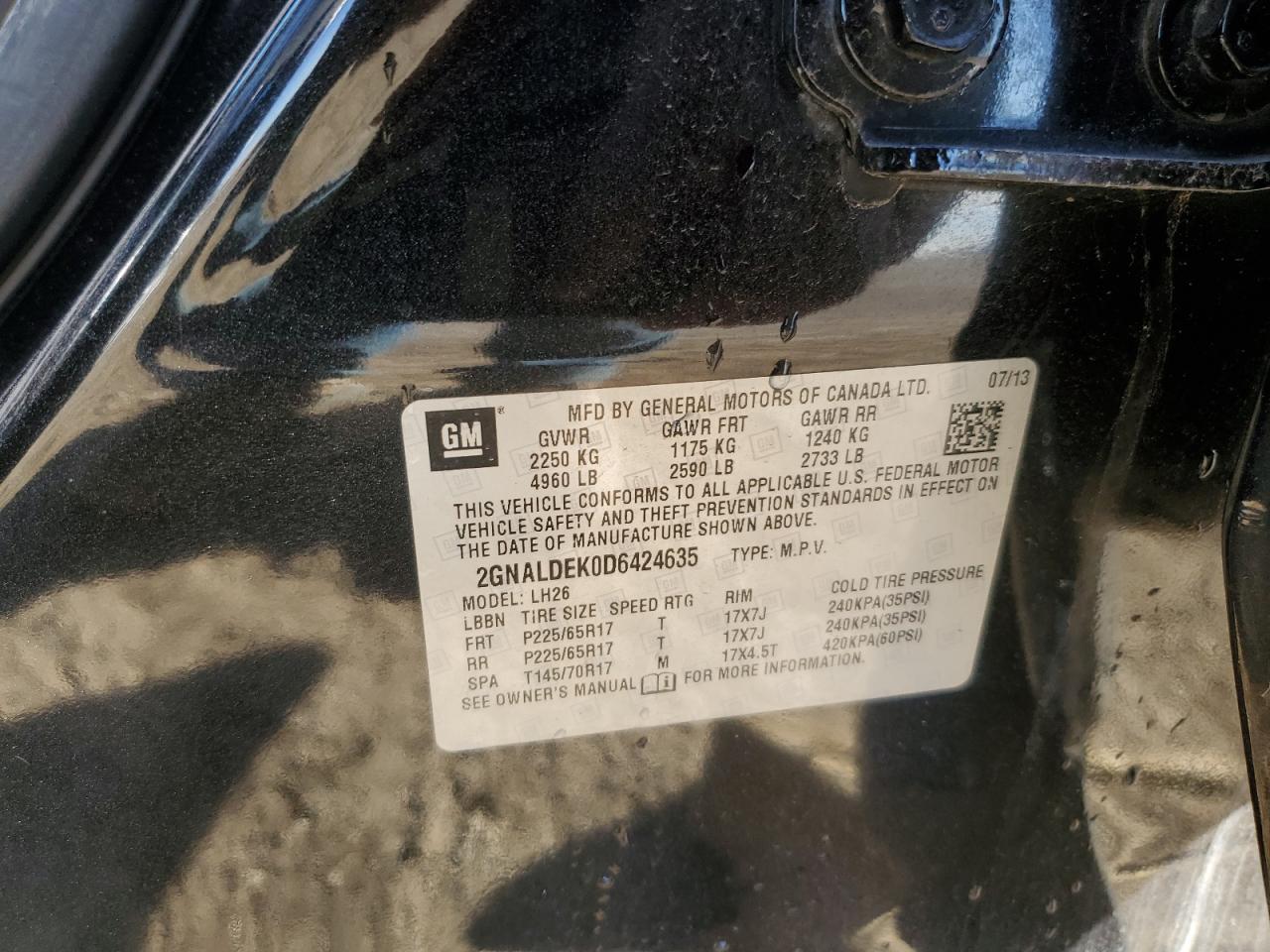 CHEVROLET EQUINOX LT