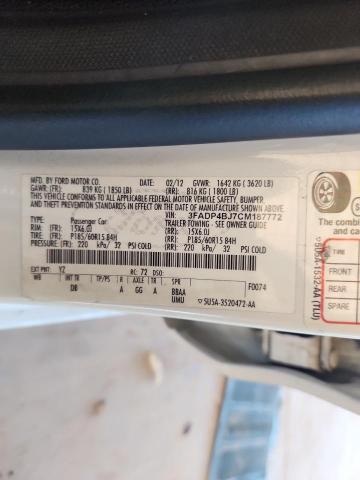 2012 FORD FIESTA SE - 3FADP4BJ7CM187772