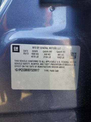 2013 CHEVROLET CRUZE LT #3293520415