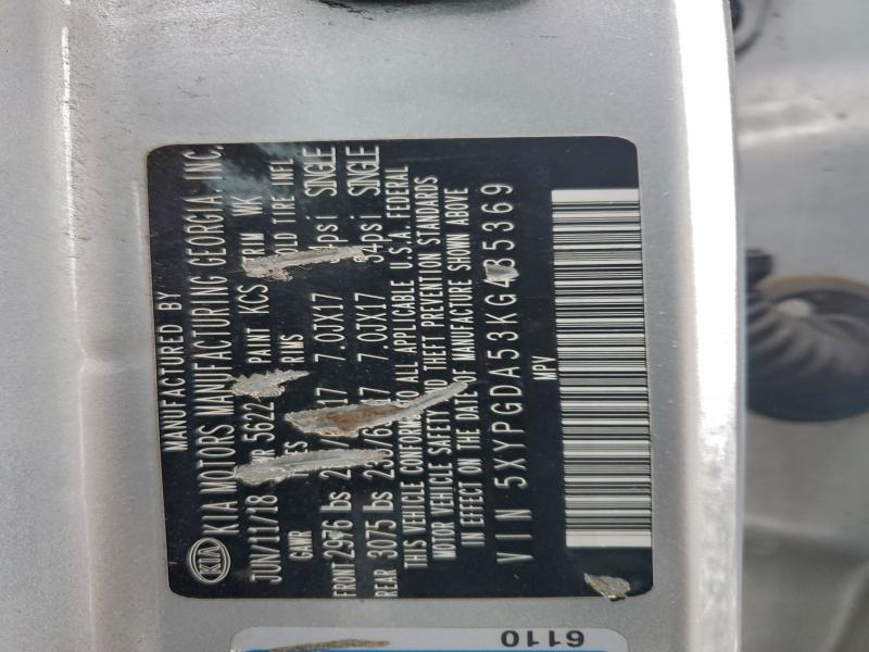 2019 KIA SORENTO LX #3297936811