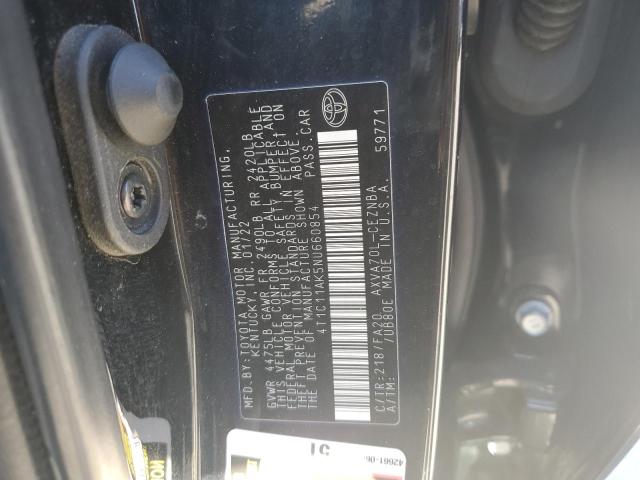 2022 TOYOTA CAMRY LE #3296987833