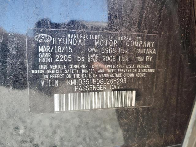 2016 HYUNDAI ELANTRA GT KMHD35LH0GU268293