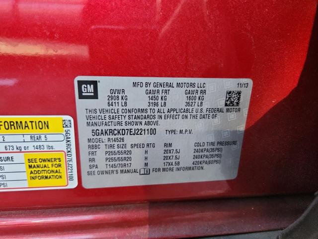 2014 BUICK ENCLAVE #3290187223