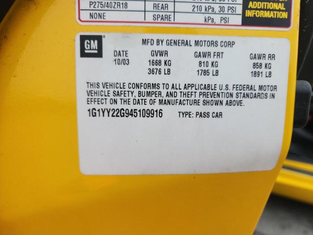 2004 CHEVROLET CORVETTE #3292504687