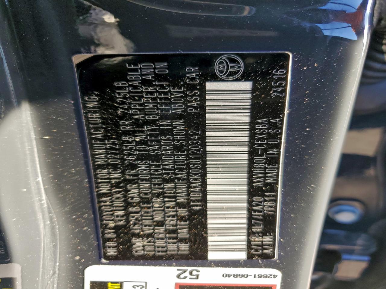 Lot #3311724218 2025 TOYOTA CAMRY XSE