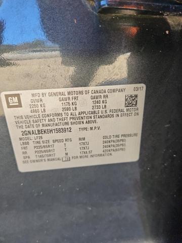 2017 CHEVROLET EQUINOX LS #3293686394